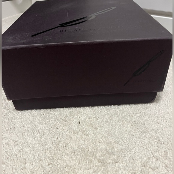 B Brian Atwood Langden Gladiator Caged Heels Black Size 8.5 - Picture 11 of 12